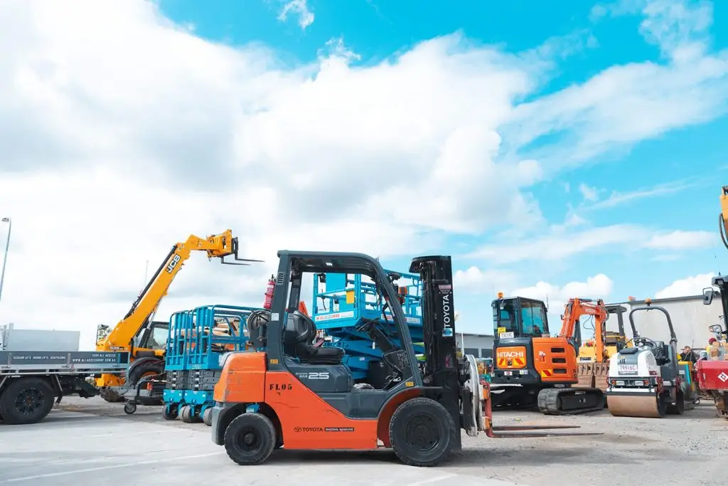 Yale 2.5T gas forklift hire Brisbane – available at All Access Hire