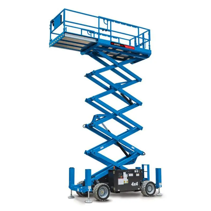 Diesel Scissor Lift - GS 4069rt 4WD Rough Terrain Scissor Lifts for tough outdoor access.