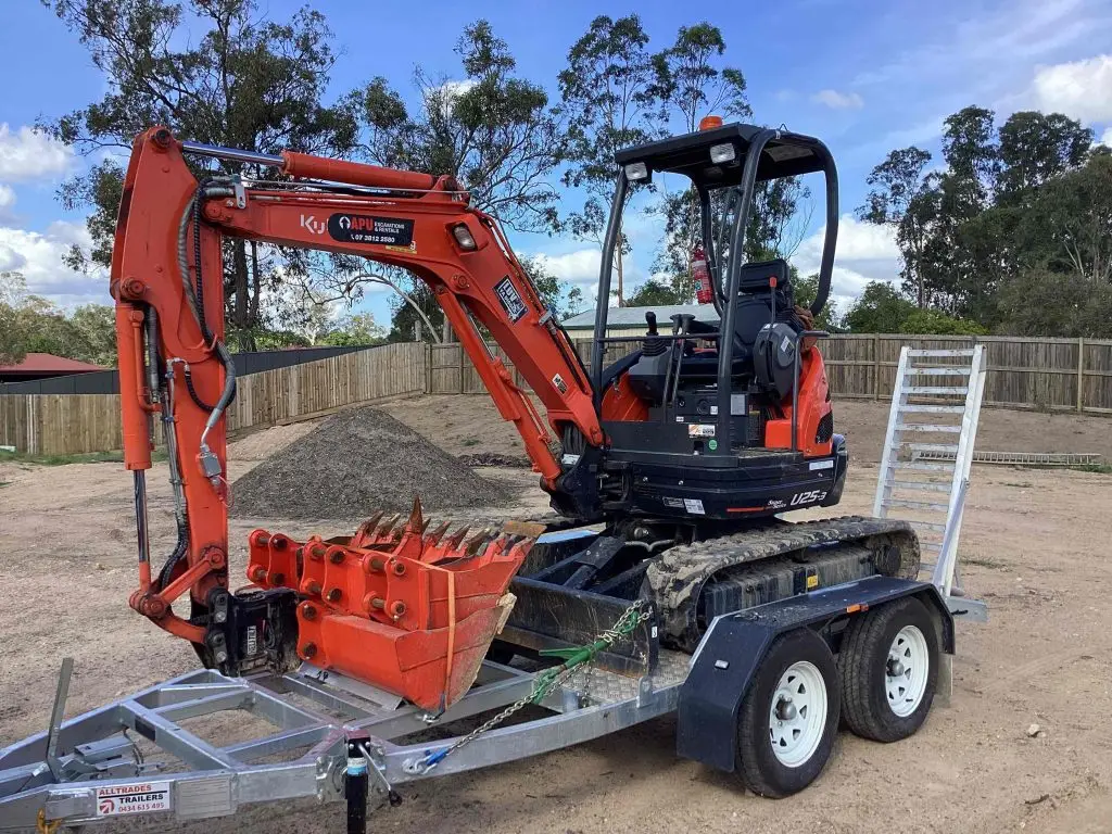 3.5 tonne mini excavator - hire all access hire southeast qld