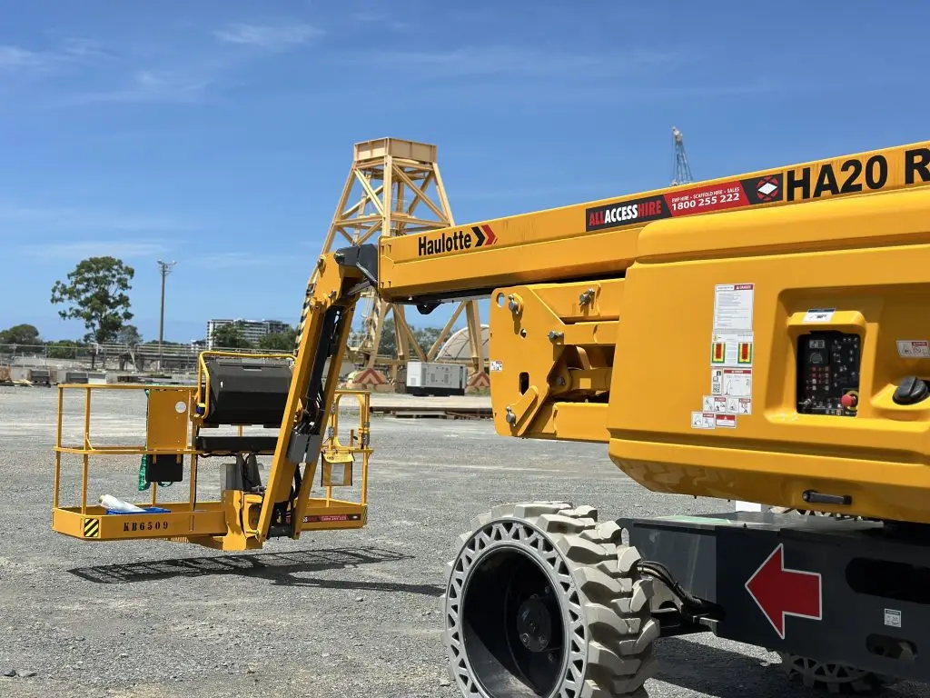 Diesel Knuckle Boom Lift - - hire from all access hire southeast qld