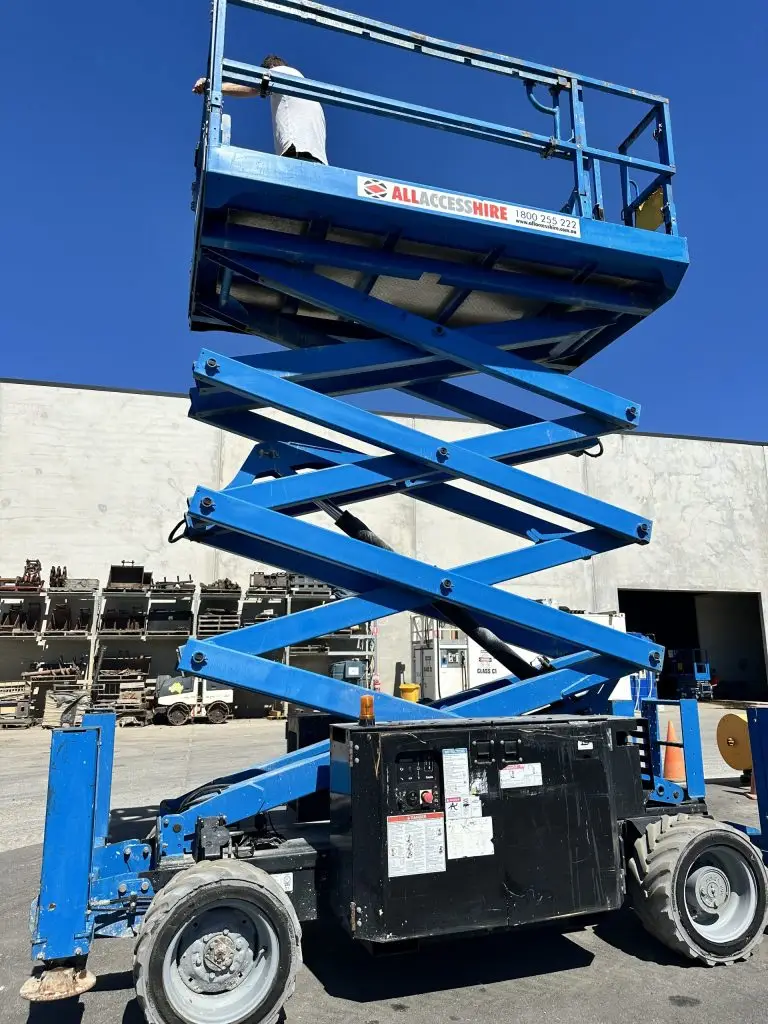 Diesel All Terrain Scissor Lift For Sale - all access hire south east qld