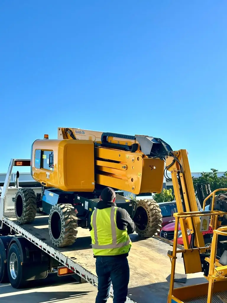 Electric Articulating Book Lift Haulotte All Access Hire Brisbane Gold Coast and Ipswich