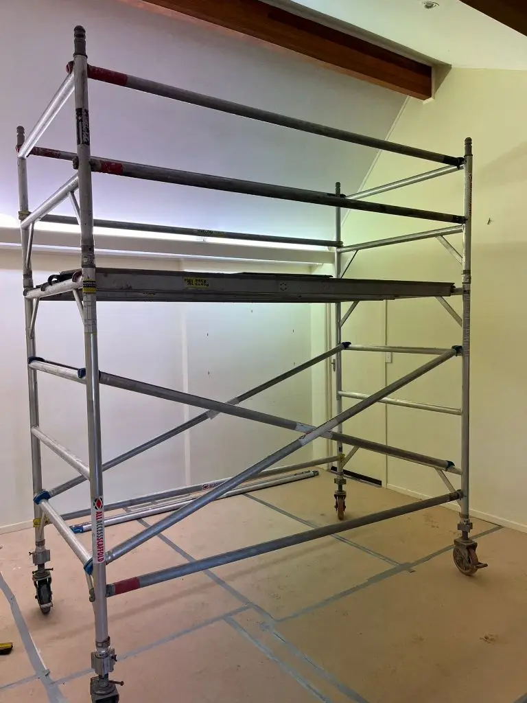 Mobile Scaffold Tower Hire inside a warehouse